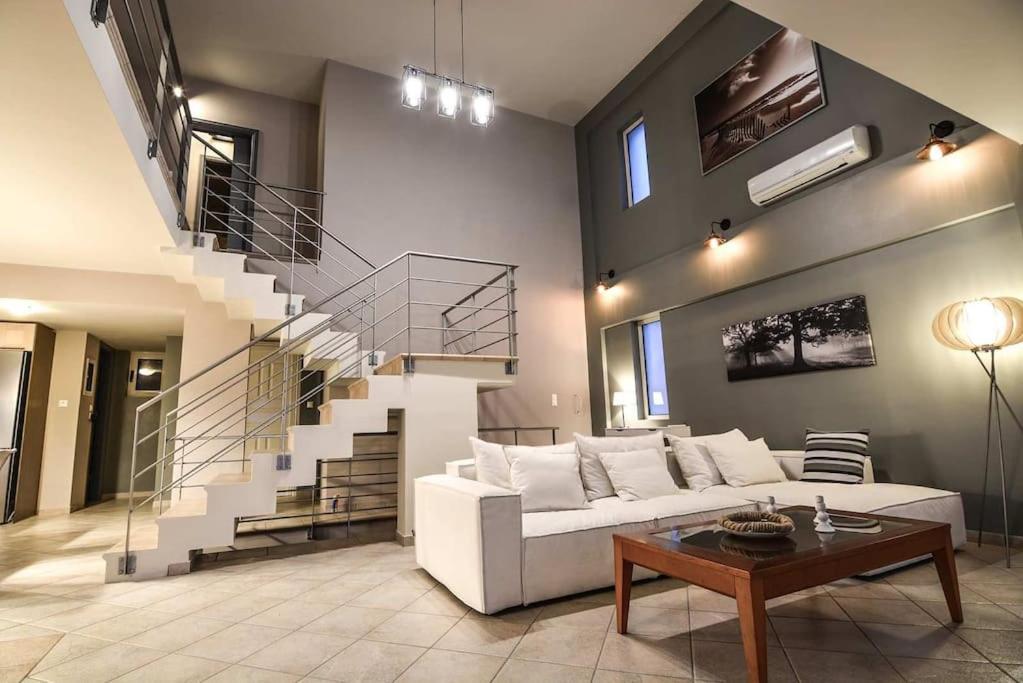 Aigli Luxurious Villa Kato Pitsa Esterno foto