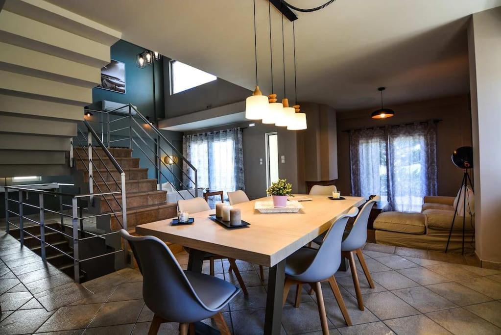 Aigli Luxurious Villa Kato Pitsa Esterno foto
