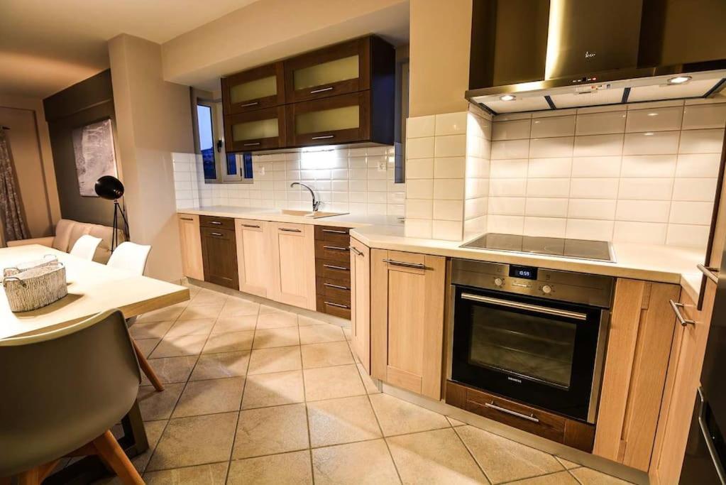 Aigli Luxurious Villa Kato Pitsa Esterno foto