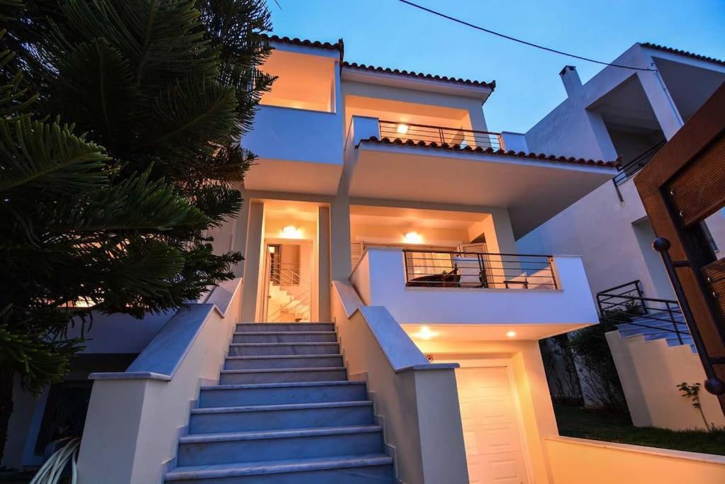 Aigli Luxurious Villa Kato Pitsa Esterno foto